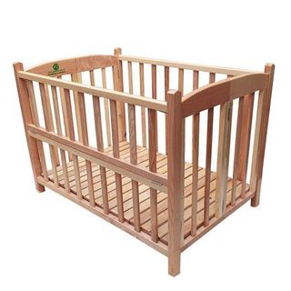 Cũi gỗ sồi, cũi cho bé 80x120 cm