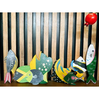 Cá Gỗ Tự Decor - Cá Gỗ Trang Trí Treo Tường