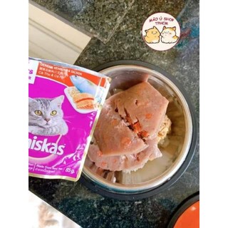 WHISKAS PATE GÓI 85g (MÈO LỚN-MÈO CON)