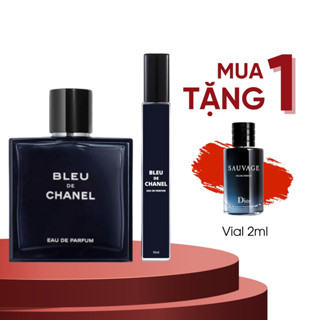 [ Chính Hãng ] Nước hoa nam Chanel Bleu De Chanel EDP Hương Gỗ Nam Tính Mạnh Mẽ 10ml