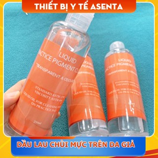 Dầu lau chùi mực trên da giả trong tập phun xăm