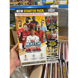 [ Starter Pack ] Hàng Chính Hãng Túi Album Đựng Thẻ Topps Match Attax Starter Pack 2024/25 24/25