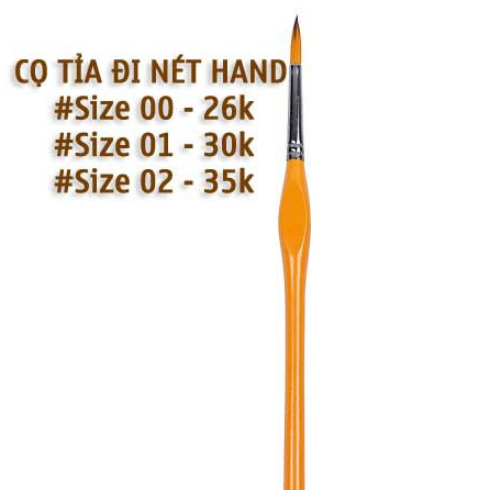 Cọ tỉa hand - Cọ tỉa nét vàng