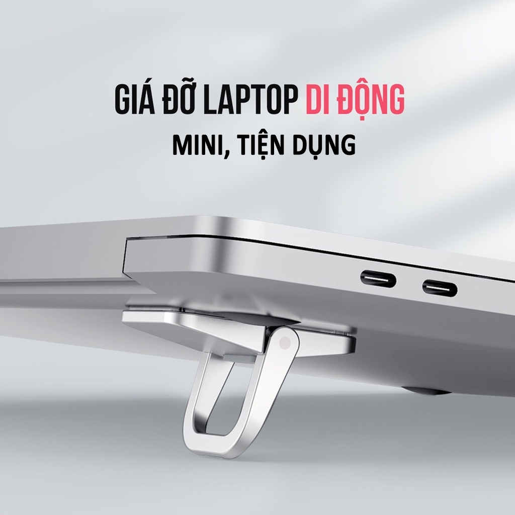 Chất liệu kim loại kê laptop Macbook tiện lợi, Giá đỡ laptop di động, hoạt…