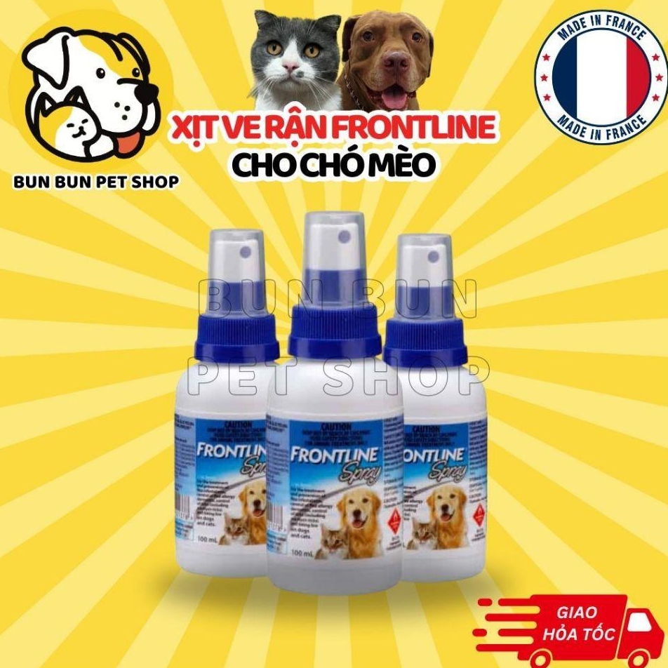 Xịt ve rận Frontline cho chó mèo