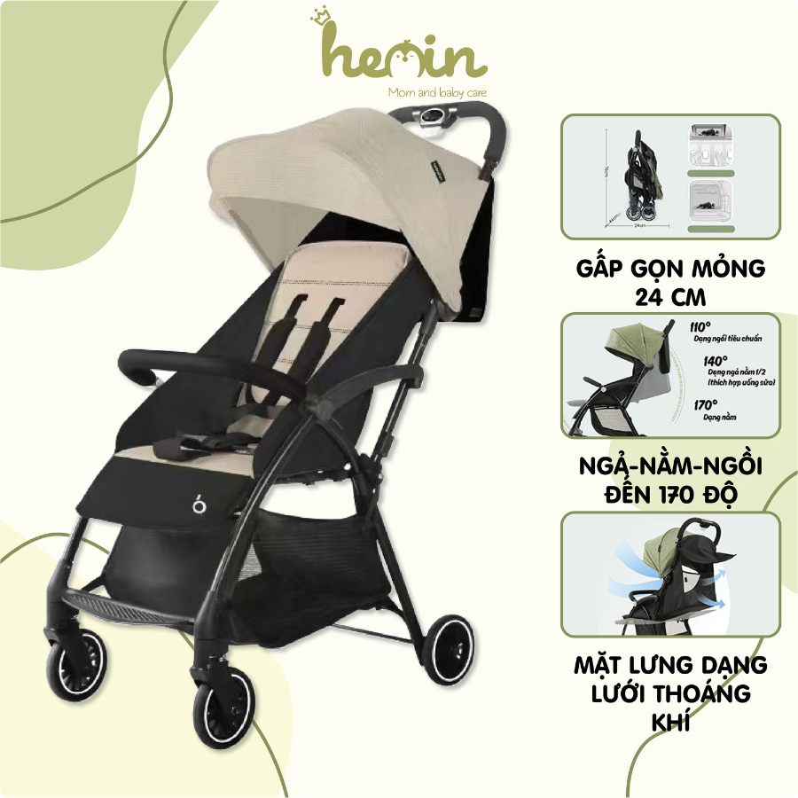 Xe Đẩy Gấp Gọn Baobaohao A10 Chính Hãng, Xe Đẩy Du Lịch Tiện Dụng Cho Bé Từ 0 Đến 5 Tuổi