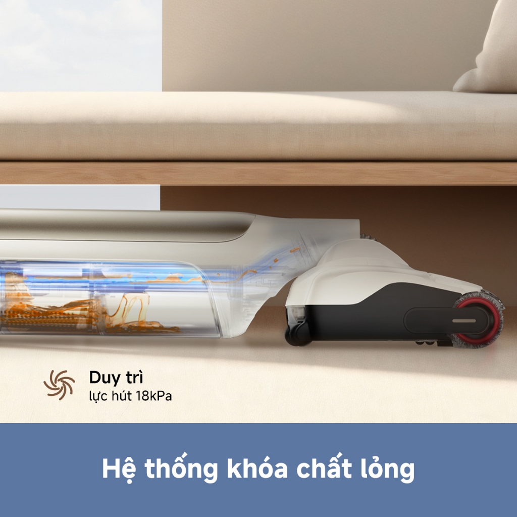 Máy Hút Bụi Lau Sàn Không Dây Mova M10 | Ngả Phẳng 180° | Giặt Cuộn Lăn Với Nước Nóng 75°C | BH 36 Tháng | BigBuy360 - bigbuy360.vn