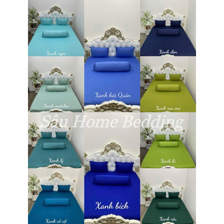 Bộ Drap Thun Màu(4 Món) size 1m2 - 1m4