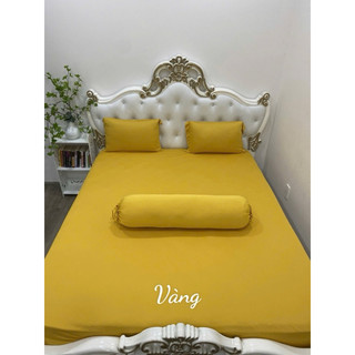 Bộ Drap Thun Màu(4 Món) size 1m2 - 1m4