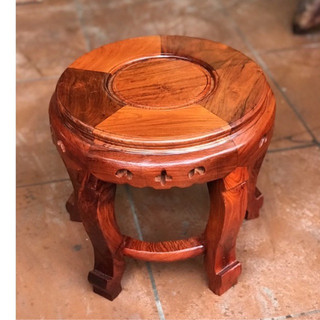 Đôn tròn gỗ Hương cao 50 mặt 30cm