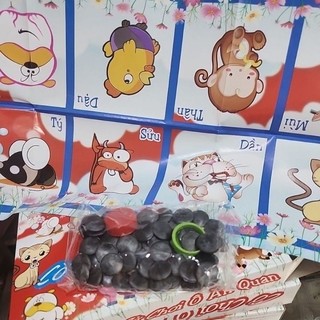 Cờ ô ăn quan 12 con giáp (hộp giấy)