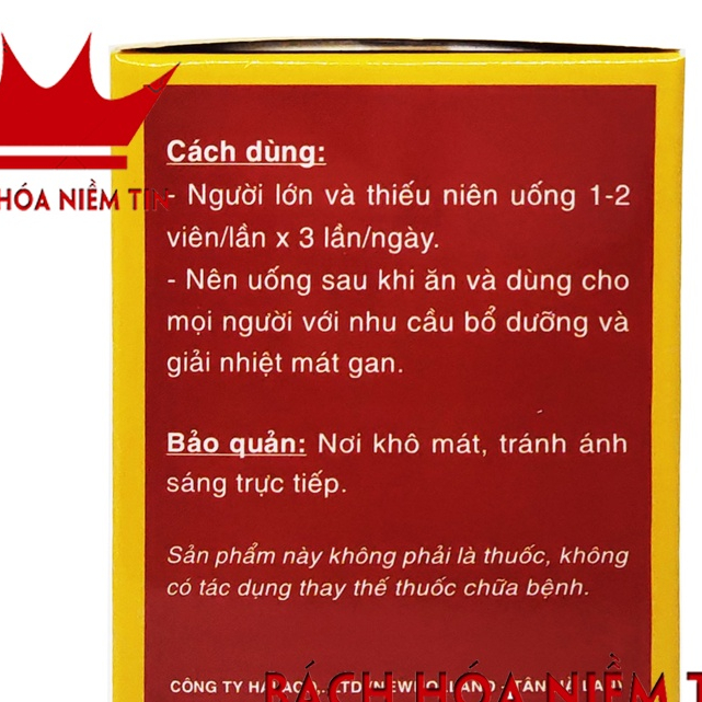 Viên uống giải độc gan GABONIC TOT GAN -   từ thảo dược an toàn hiệu quả - tăng cường chức năng gan