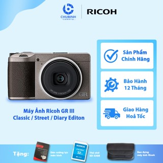 Máy Ảnh Ricoh GR3 | GR III | GRIII Street | GRIII Diary Edition - Chính Hãng