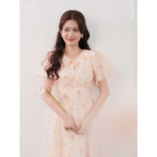 TIELA Đầm váy hoa cổ tim - Daylily Dress