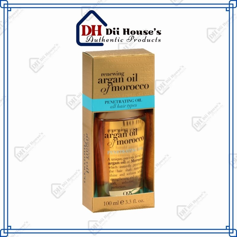 Dầu Dưỡng Tóc OGX Renewing Argan Oil Of Morocco Penetrating Oil All Hair Type 100ml - Dii House's.