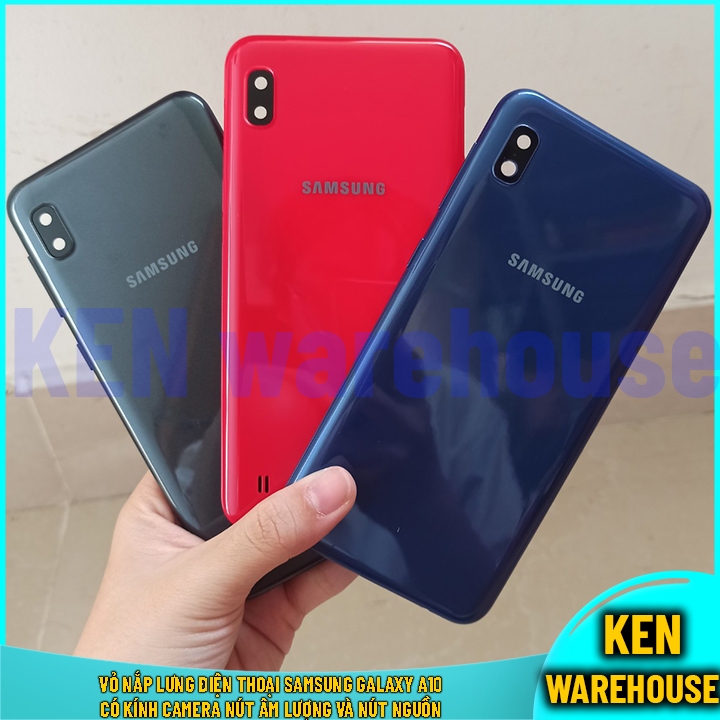 SS A10 Vỏ Nắp Lưng Điện Thoại Samsung Galaxy A10 Có Kính Camera Nút Âm Lượng Và Nút Nguồn