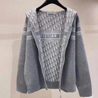 Áo Khoác Christian Dior Chất Liệu Nỉ 2 Lớp Phối Sọc Trước Ngực Cao Cấp-Áo Hoddie Zip  Nam Nữ Mẫu Mới Phong Cách Hàn Quốc