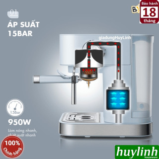 Máy pha cà phê Espresso Bear CF-B15V1 - Pha 1 - 2 tách tự động
