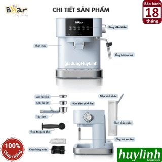 Máy pha cà phê Espresso Bear CF-B15V1 - Pha 1 - 2 tách tự động