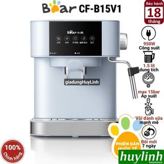  Máy pha cà phê Espresso Bear CF-B15V1 - Pha 1 - 2 tách tự động 