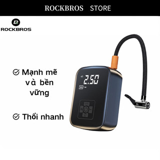 Máy bơm lốp điện tử và máy bơm không khí cầm tay mini với màn hình cảm ứng lạm phát lốp cực nhanh và đèn LED bơm xe CN