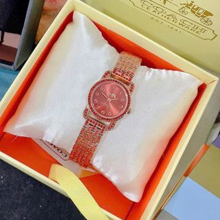 Đồng Hồ Nữ Coach Đính Full Đá Điểm Số 12 Mốc Giờ 2 Kim 26mm