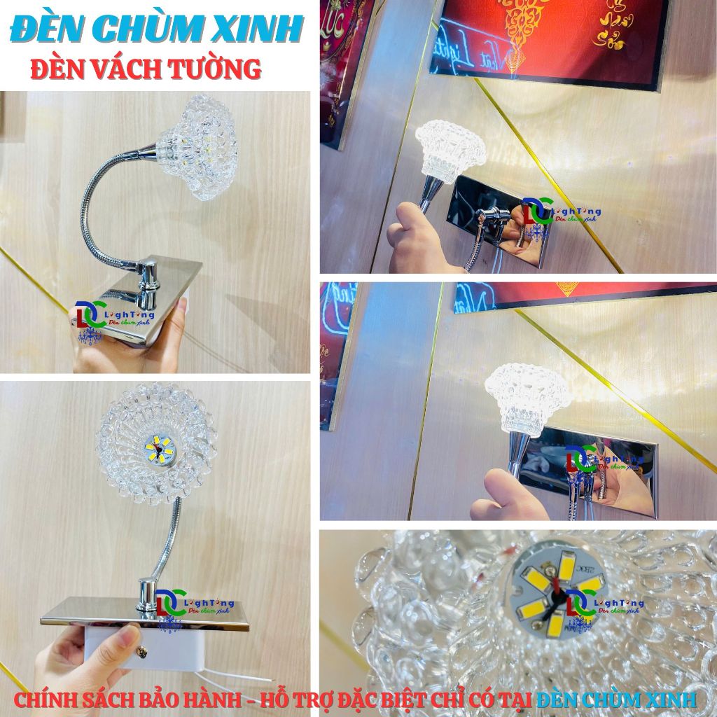 [ ĐÈN CHÙM XINH ] Đèn Soi Tranh LED DCX6640/1 chính hãng trang trí phòng tắm, nhà thờ, phòng tranh