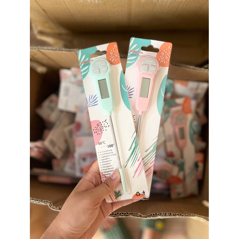 Nhiệt Kế Điện Tử Misuta, đo nước pha sữa, thức ăn cho bé an toàn tiện lợi