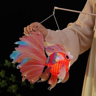  Lồng Đèn Trung Thu Hình Con Cá Chép Lắp Ráp Thủ Công, Cho Bé Rước Đèn Vui Chơi Trung Thu