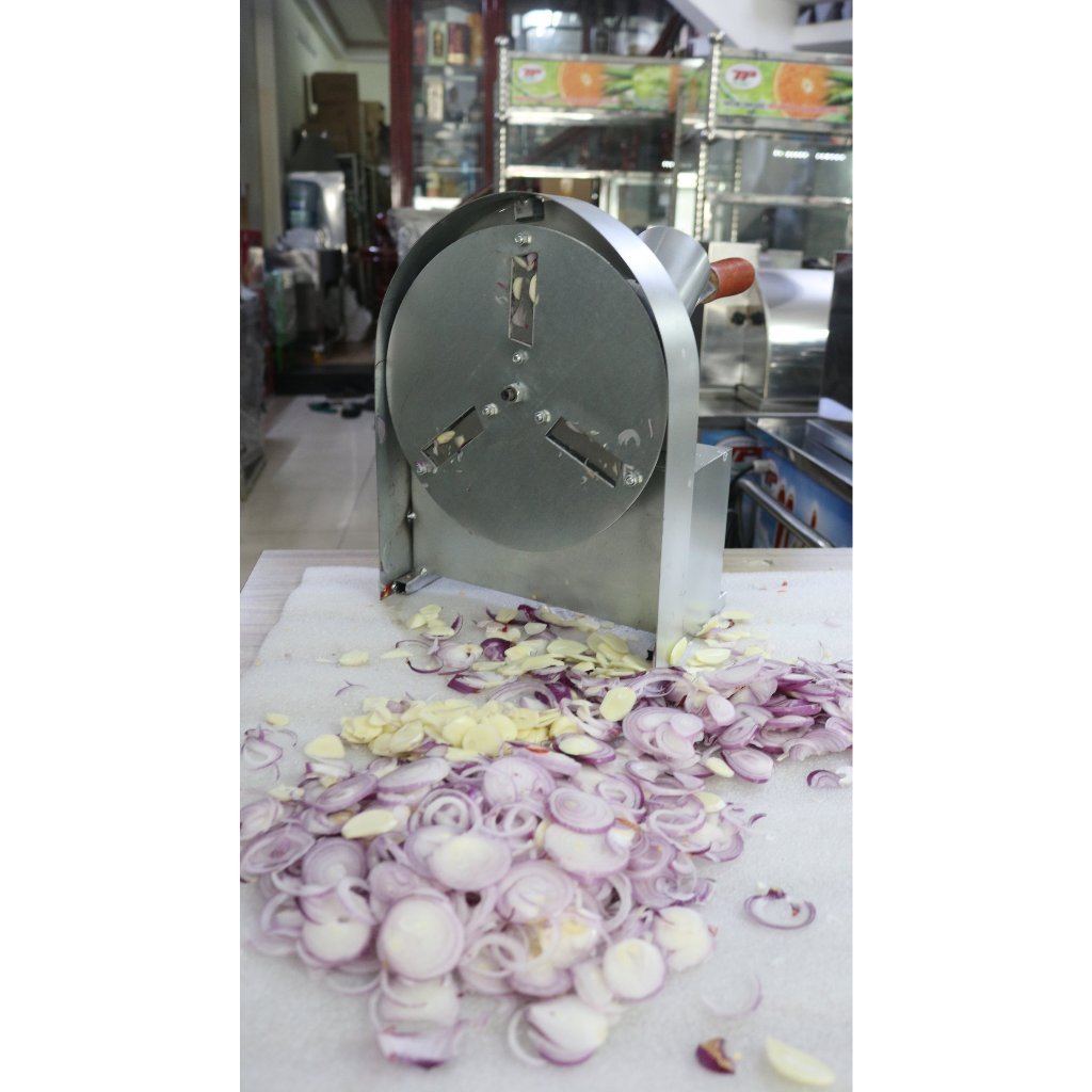 MÁY THÁI CỦ HÀNH, TỎI BẰNG TAY