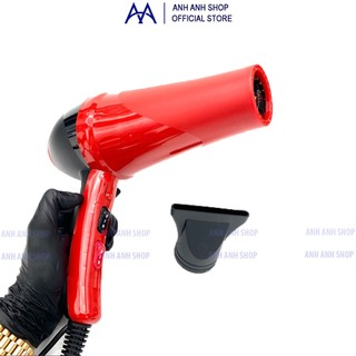 Máy Sấy Tóc Chuyên Salon ĐEN 6680 và ĐỎ 6668 2300w 3 CHÂN CẮM LOẠI 1