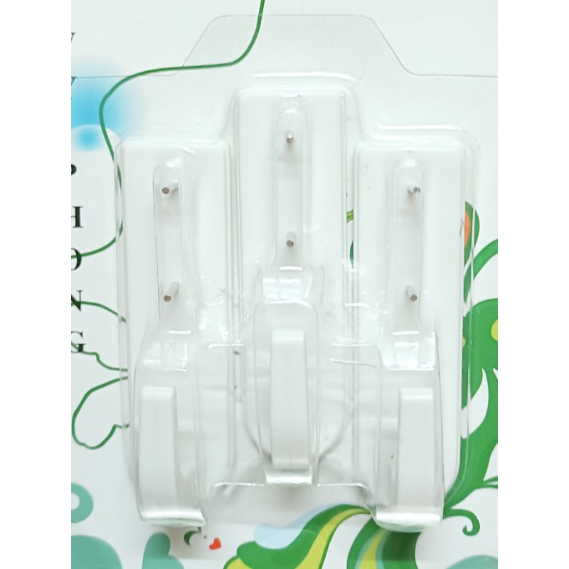 Móc dán tường có đinh vỉ - 3 cái