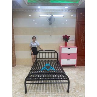 Giường sắt 1m2 kiểu bi siêu đẹp