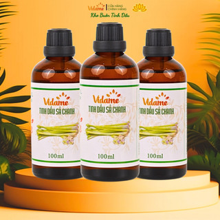  Tinh Dầu Sả Chanh Organic VIDAME - Hàng nguyên chất, Chuyên Xông thơm Phòng