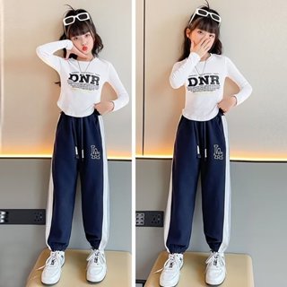 Quần nỉ bé gái 14-45kg, quần dài thu đông cho bé gái 4-15 tuổi mẫu LA thiết kế đẹp, hàng may kĩ.LA1