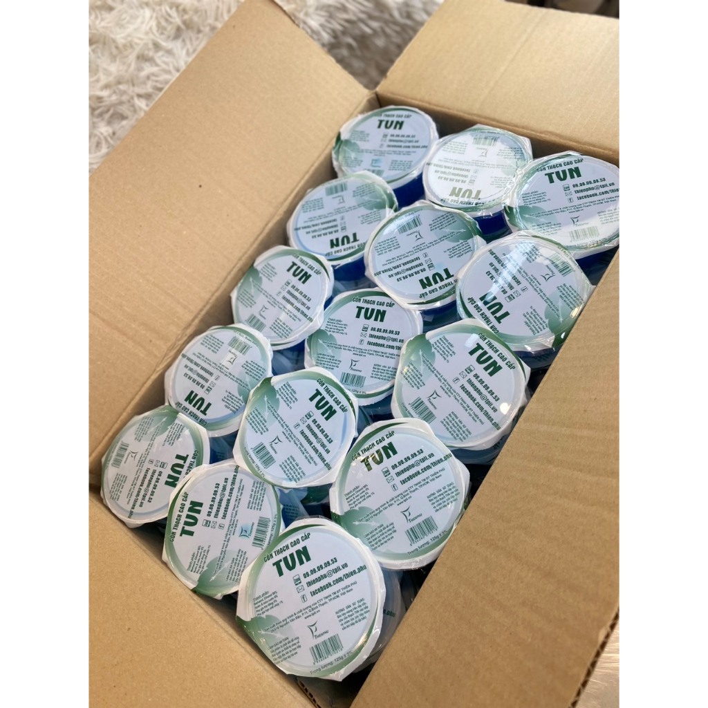 THÙNG CỒN GEL - TVN GEL FUEL CUP - BOX OF 60 (125G/CUP)