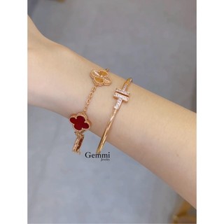 [Hàng Siêu cấp] - Vòng kiềng T Bạc 925 Italy