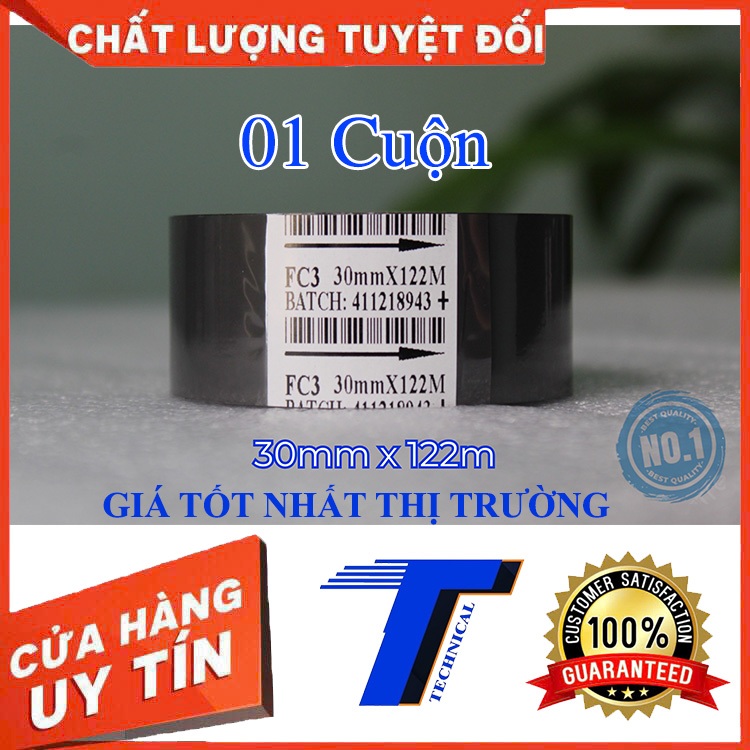Cuộn mực in date, ruy băng in date 30mm x 122m