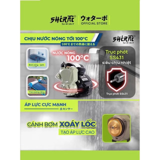 Máy bơm tăng áp Shirai 200w