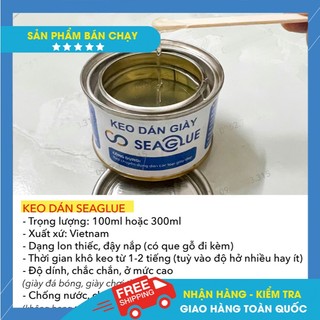 Cách dùng Keo dán đa năng giày dép seaglue 100ml siêu dính