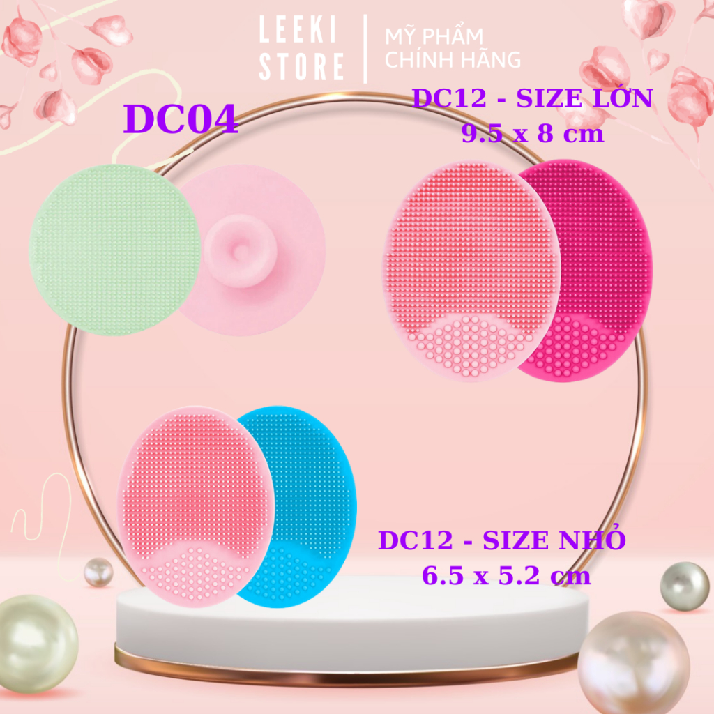 Miếng Rửa Mặt Silicone Vacosi Cleansing Pad DC04 DC12