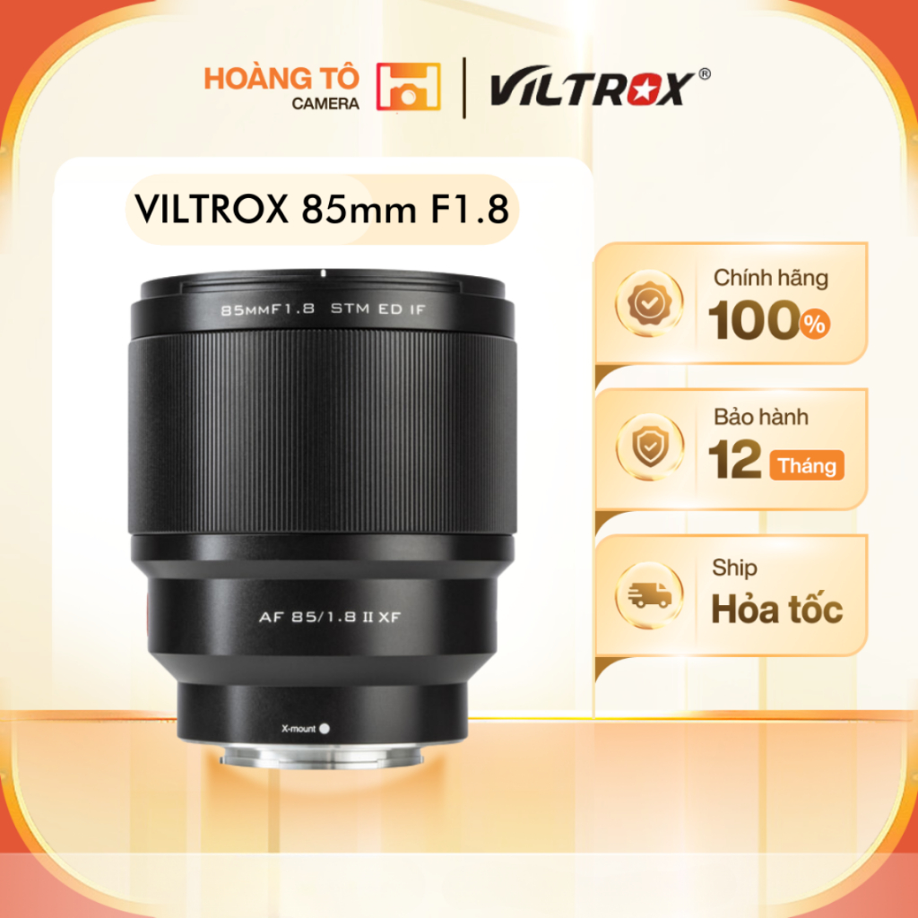 Ống Kính AF Viltrox 85mm F1.8 For Fujifim X | Mới chính hãng