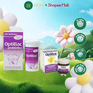  Men vi sinh bổ sung lợi khuẩn phụ khoa Optibac tím For Women 30 viên và 90 viên dành cho phụ nữ 