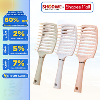 Lược Massage Da Đầu SHODWE G12 Có Đệm Không Khí, Êm Ái, Lược Tóc Nữ Chuyên Dụng, Dùng Cho Nhiều Kiểu Tóc