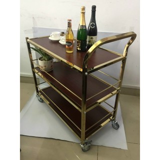 Xe đẩy thức uống và thức ăn