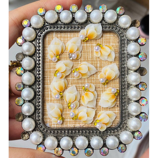 Set 10 bông Hoa Bột Nail (Hoa Góc Tay)