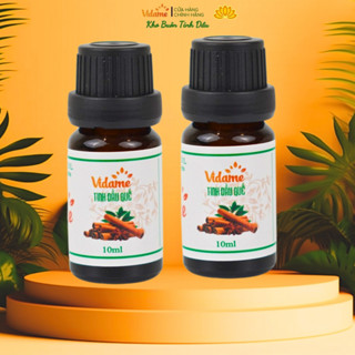 COMBO 2 LỌ 10ml Tinh Dầu Quế VIDAME - Xông thơm phòng, khử mùi hiệu quả, làm nước lau sàn, nến thơm
