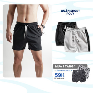 Quần đùi thể thao nam cao cấp BAMIHOME chất thun poly co giãn thoải mái QP02