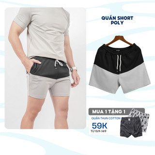 Quần short nam có túi cao cấp BAMIHOME đùi bơi mau khô thoáng khí có dây rút QP01