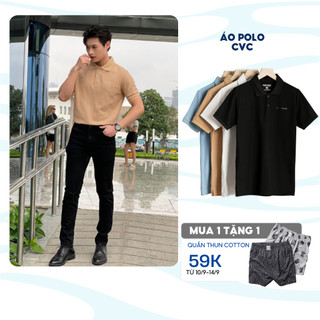 Áo polo ngắn tay nam cổ bẻ cao cấp BAMIHOME vải cá sấu cvc phong cách trẻ trung chuẩn form APL02